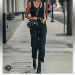 Agolde Criss Cross Straight In Savage